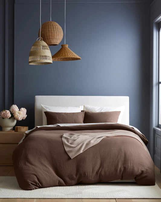 Organic Cotton Gauze Duvet Cover Set - US 0158