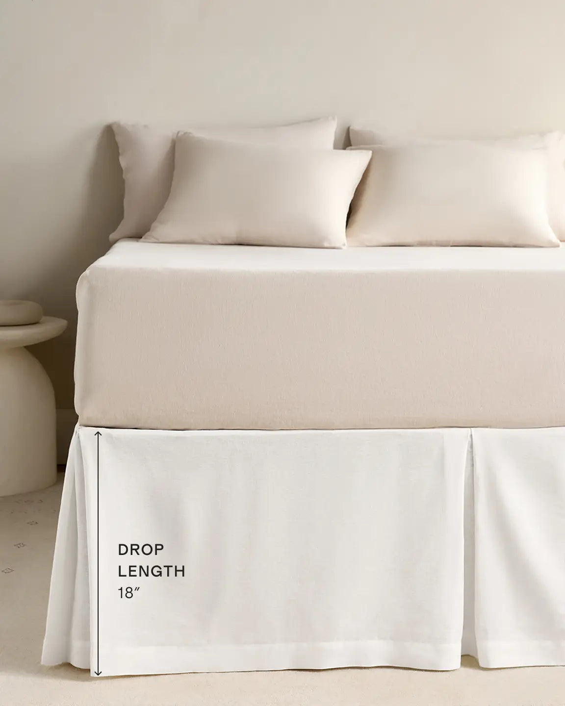 European Linen Bed Skirt - US 7498