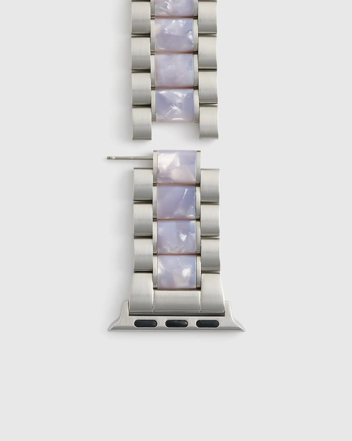 Stainless Steel & Acetate Bracelet Smartwatch Band - US 8303