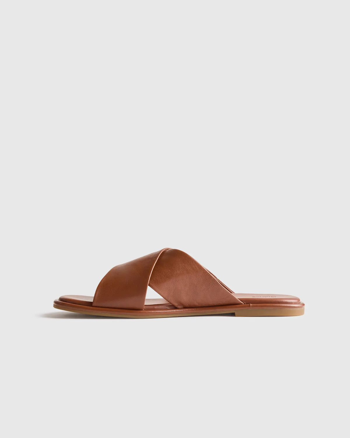 Italian Leather Crossover Slide - US 7594