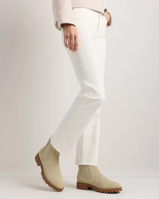 Italian Suede Lug Sole Chelsea Boot - US 8581