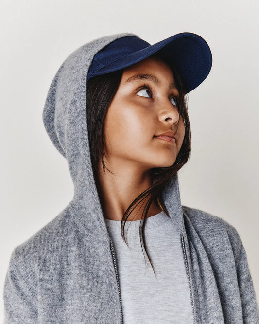 Washable Cashmere Full Zip Hoodie - US 1588