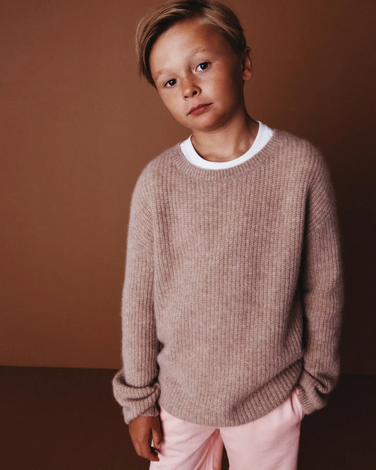 Washable Cashmere Fisherman Tunic Sweater - US 8892