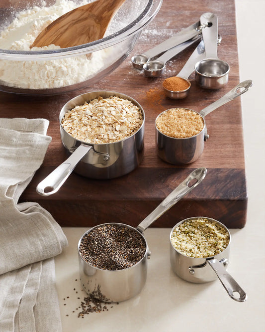 Stainless Steel Measuring Cups & Spoons Set - US 3294