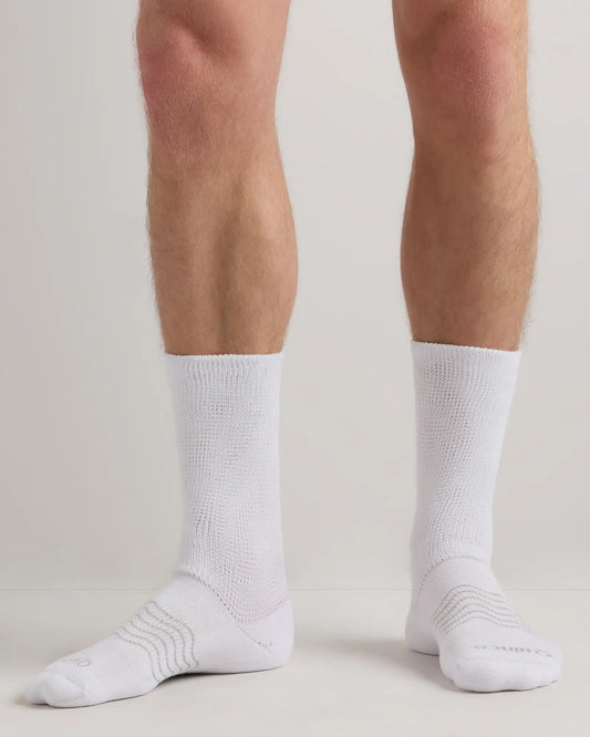 Everyday Cotton Targeted Stretch Crew Socks (4-Pack) - US 8025
