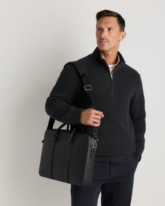 Italian Saffiano Briefcase - US 5844