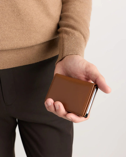 Italian Leather RFID Card Holder - US 9128