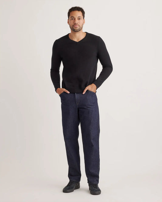 Mongolian Spring Cashmere V-Neck Sweater - US 0828