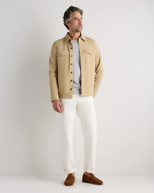 Cotton Pique Knit Overshirt - US 1647