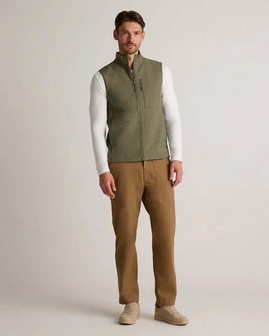 Softshell Fleece-Lined Full-Zip Vest - US 8856
