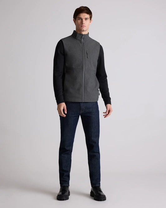 Softshell Fleece-Lined Full-Zip Vest - US 0514