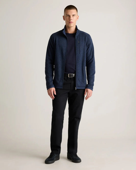 Sweater-Knit Fleece Full-Zip Jacket - US 3244