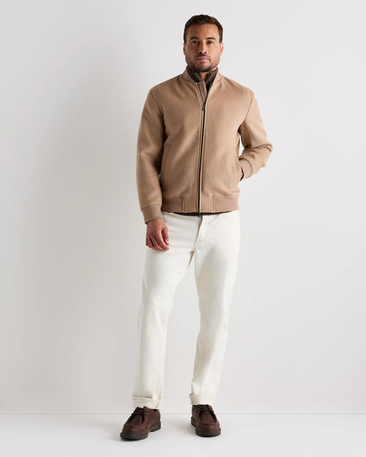 100% Mongolian Cashmere Bomber Jacket - US 7582