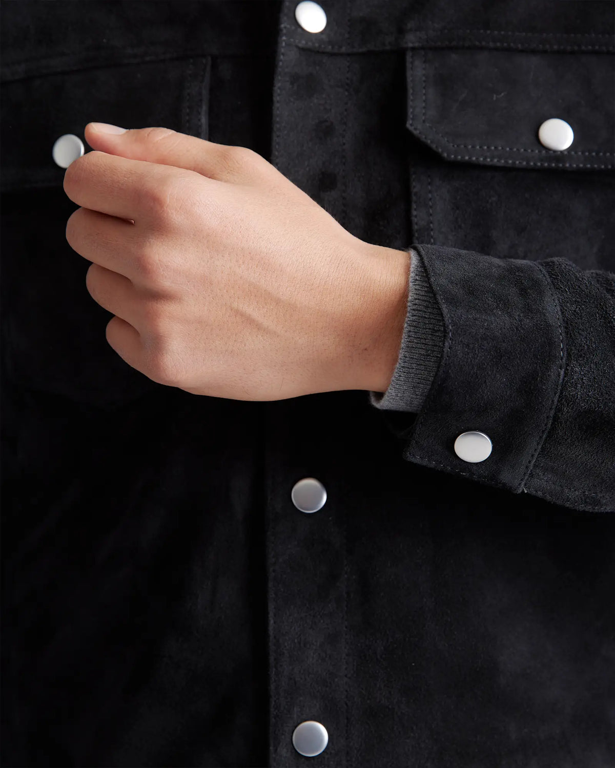 Italian Suede Trucker Jacket - US 9021