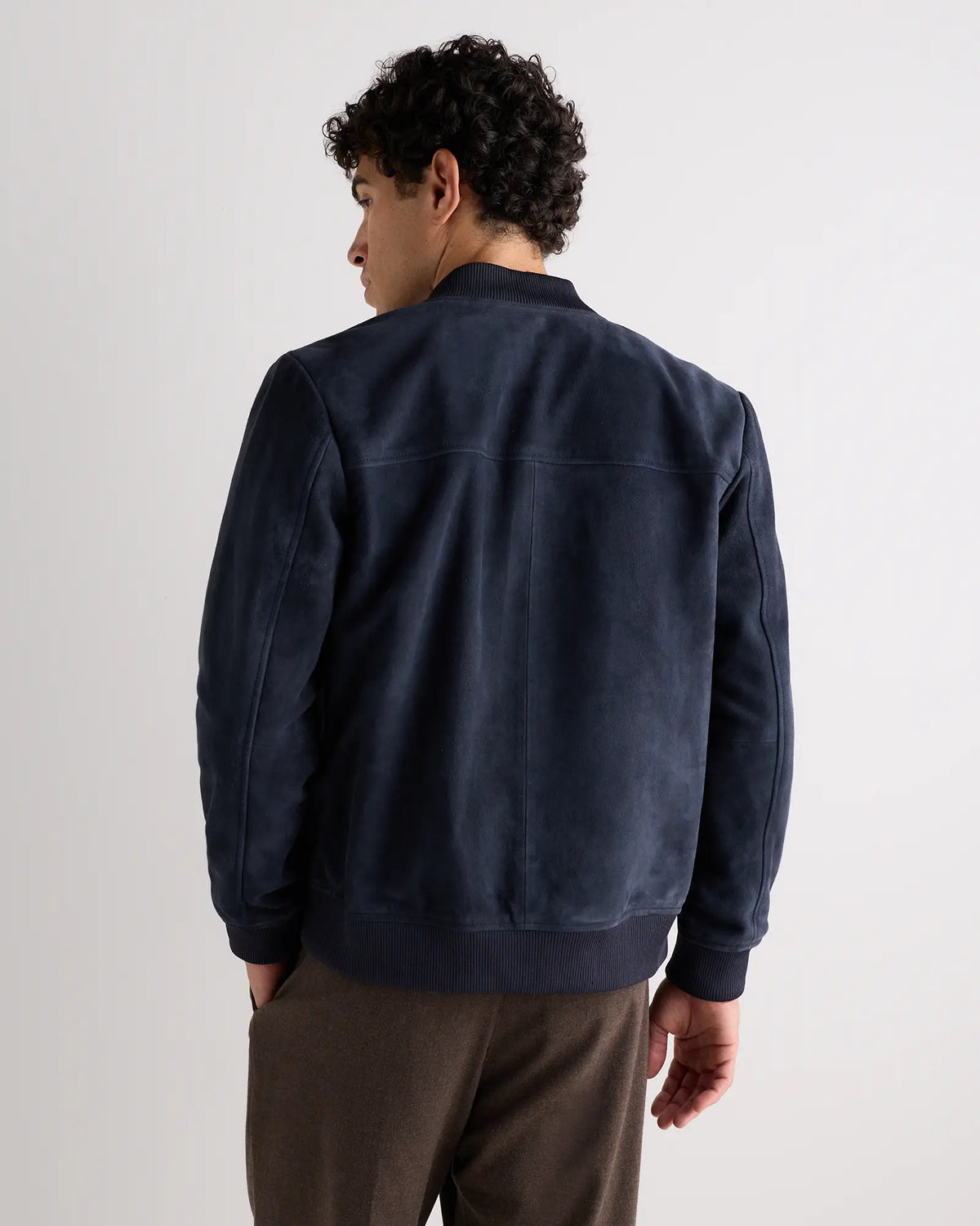 100% Suede Bomber Jacket - US 5261