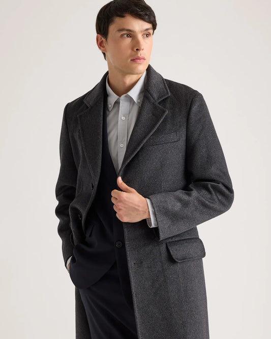 100% Mongolian Cashmere Double-Faced Overcoat - US 5845