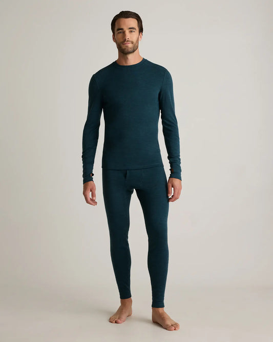 100% Merino Wool Cold Weather Base Layer Bottoms - US 8734