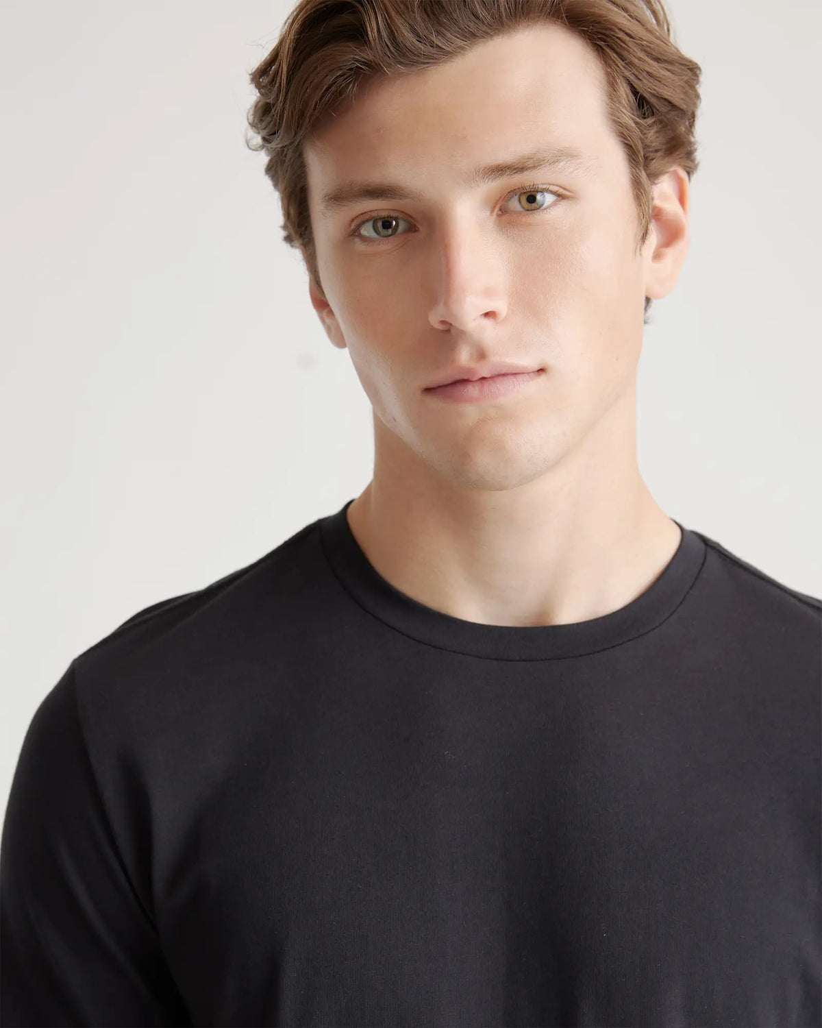 Cotton Modal Crew Neck Tee - US 1235