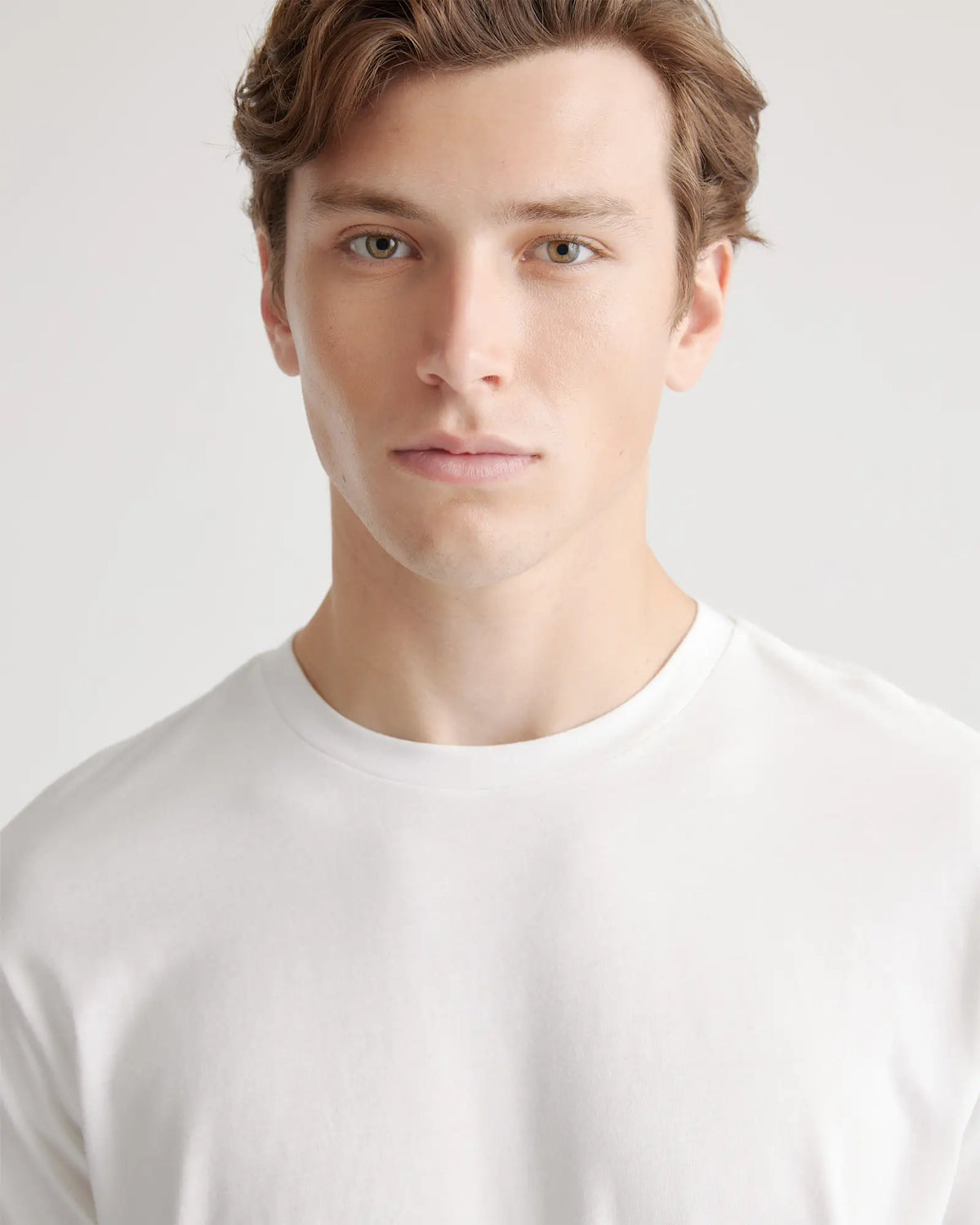 Cotton Modal Crew Neck Tee - US 7076