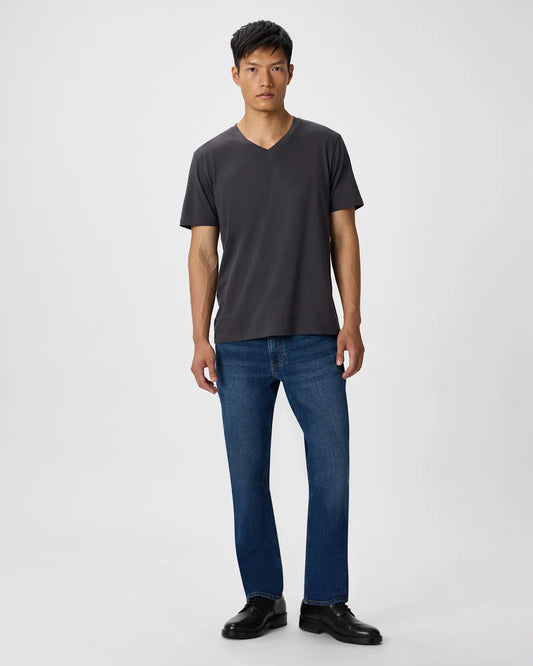 100% Pima Cotton Luxe Touch V-Neck Tee - US 7494