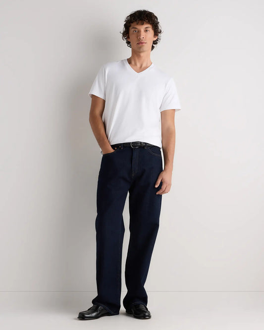 100% Pima Cotton Luxe Touch V-Neck Tee - US 3145