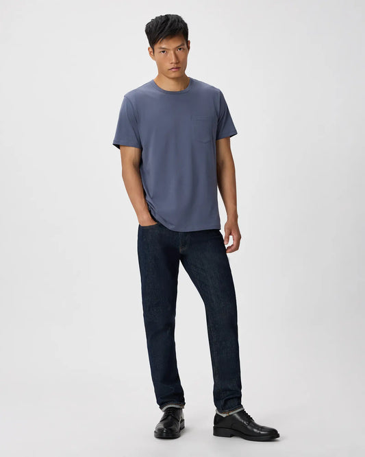 100% Pima Cotton Luxe Touch Pocket Tee - US 5102