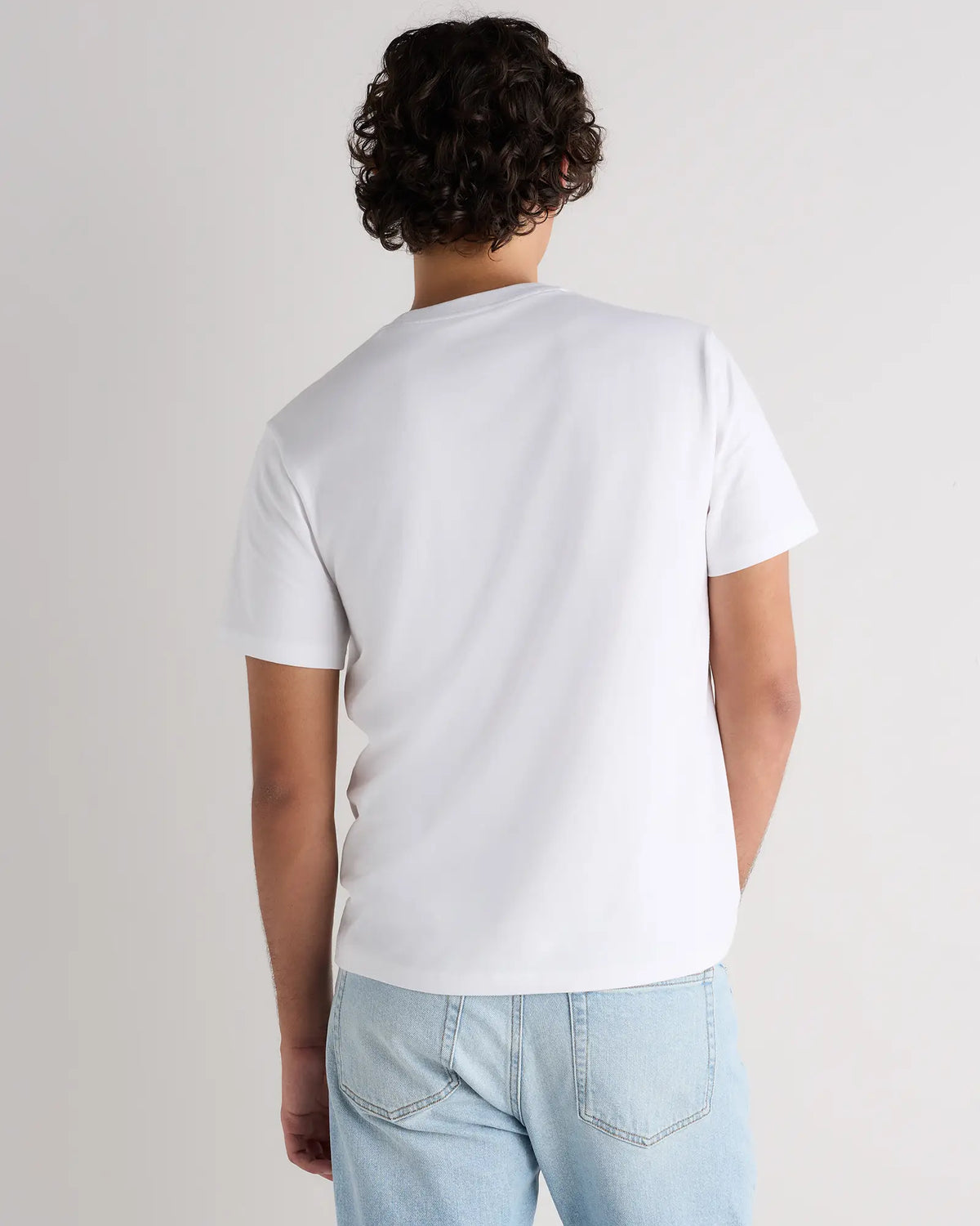 100% Pima Cotton Luxe Touch Pocket Tee - US 8644