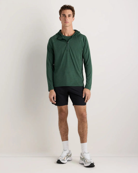 Mesh Performance Training Quarter Zip Hoodie - US 0406
