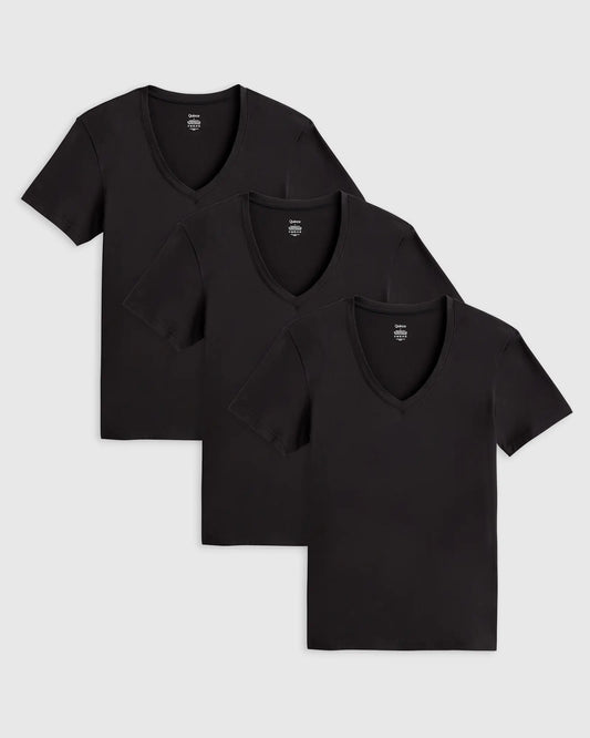 Soft Stretch V-Neck Undershirt (3-Pack) - US 4923