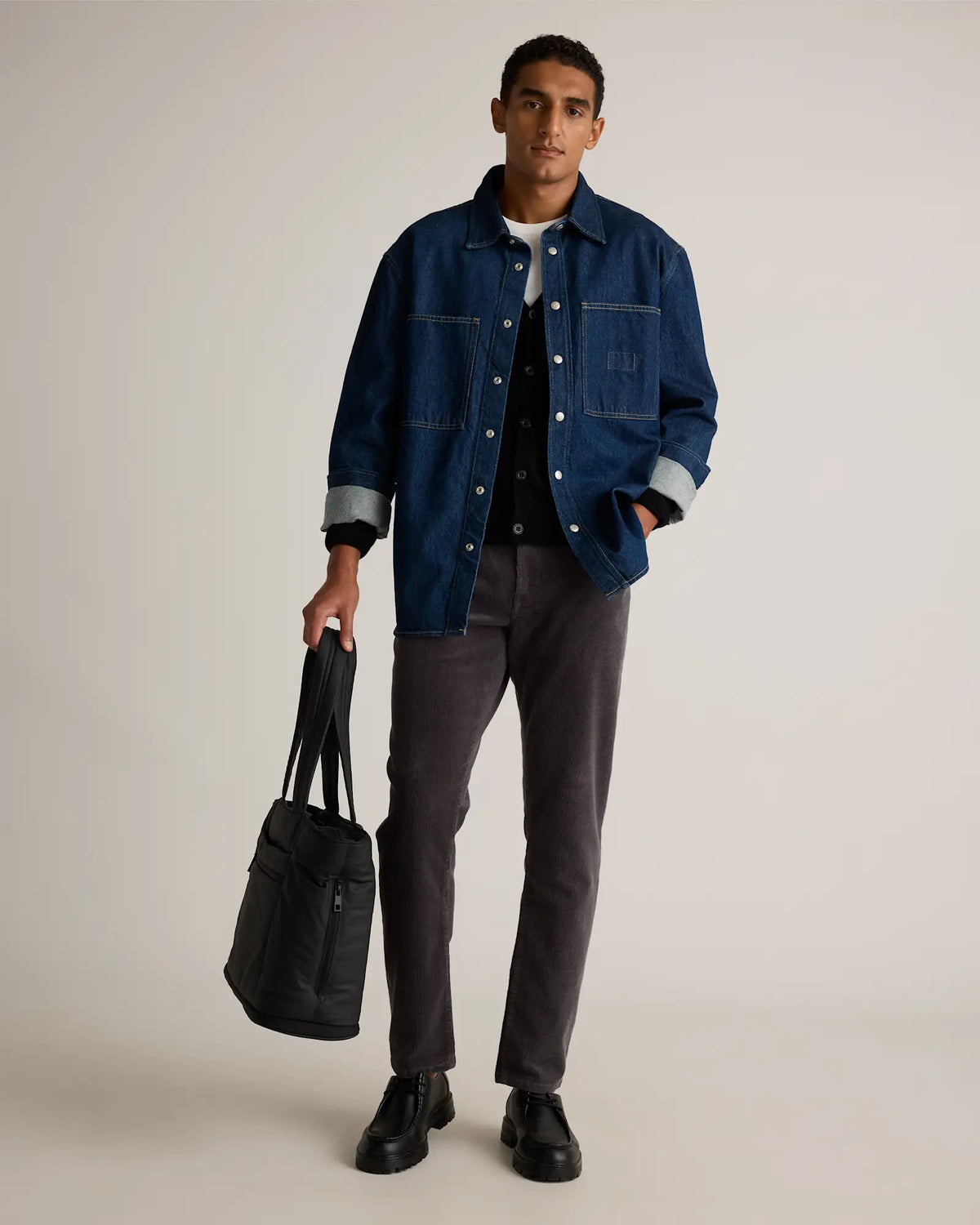 Organic Stretch Corduroy 5-Pocket Pants - US 8020