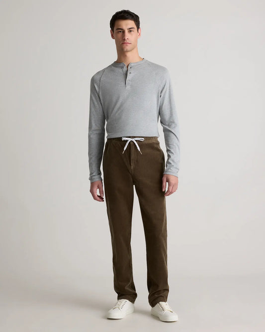 Organic Stretch Corduroy Drawstring Trousers - US 9040