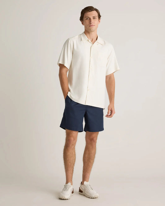 Cotton Chino Drawstring Shorts - 7" - US 8638