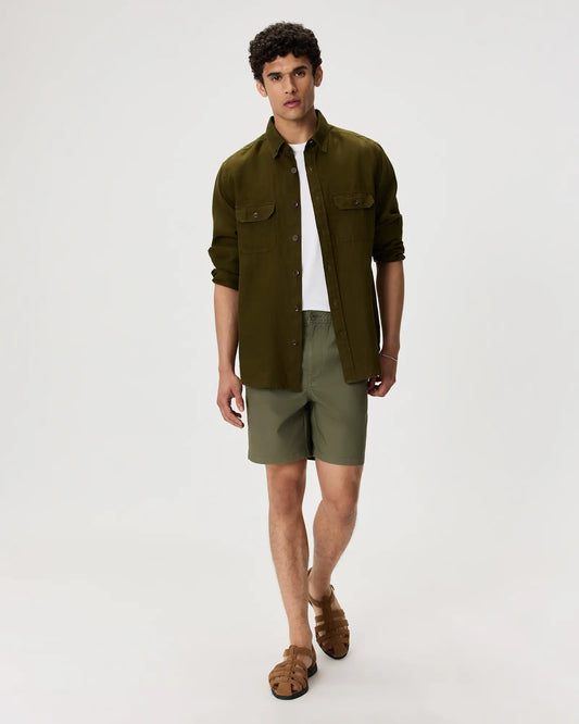 Organic Stretch Cotton Pull On Chino Shorts - 7" - US 9411