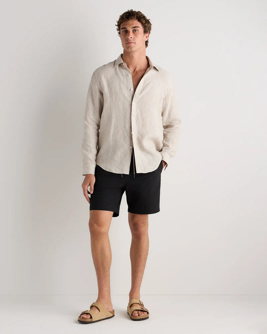 Seersucker Swim Trunks - 7" - US 1552