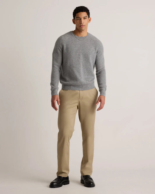 Mongolian Cashmere Waffle Sweatshirt - US 8675