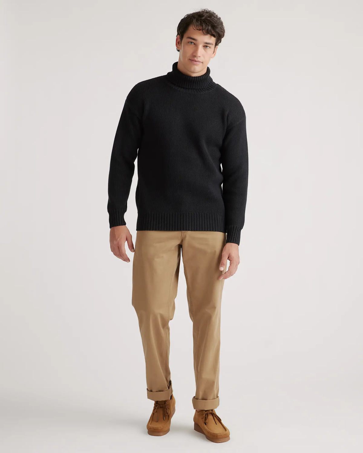 100% Organic Cotton Turtleneck Sweater - US 6870