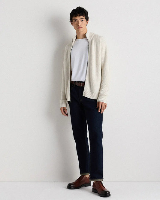 Australian Merino Wool Full Zip Sweater - US 0376