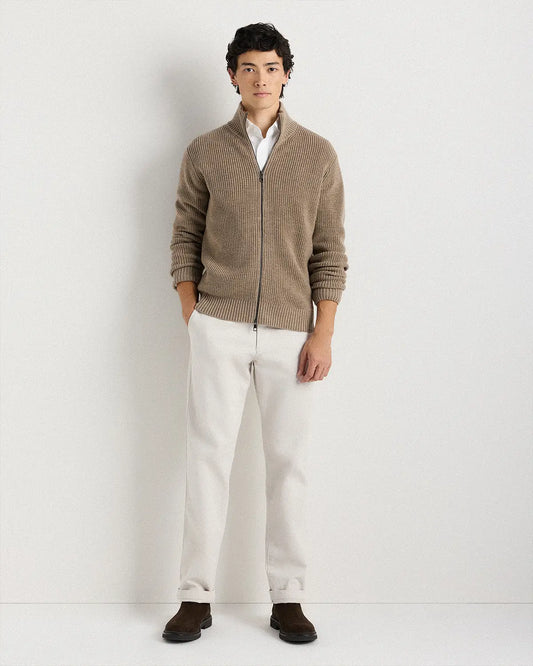 Australian Merino Wool Full Zip Sweater - US 1335