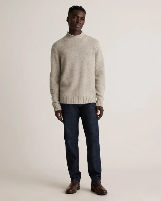 100% Yak Wool Roll Neck Sweater - US 5538