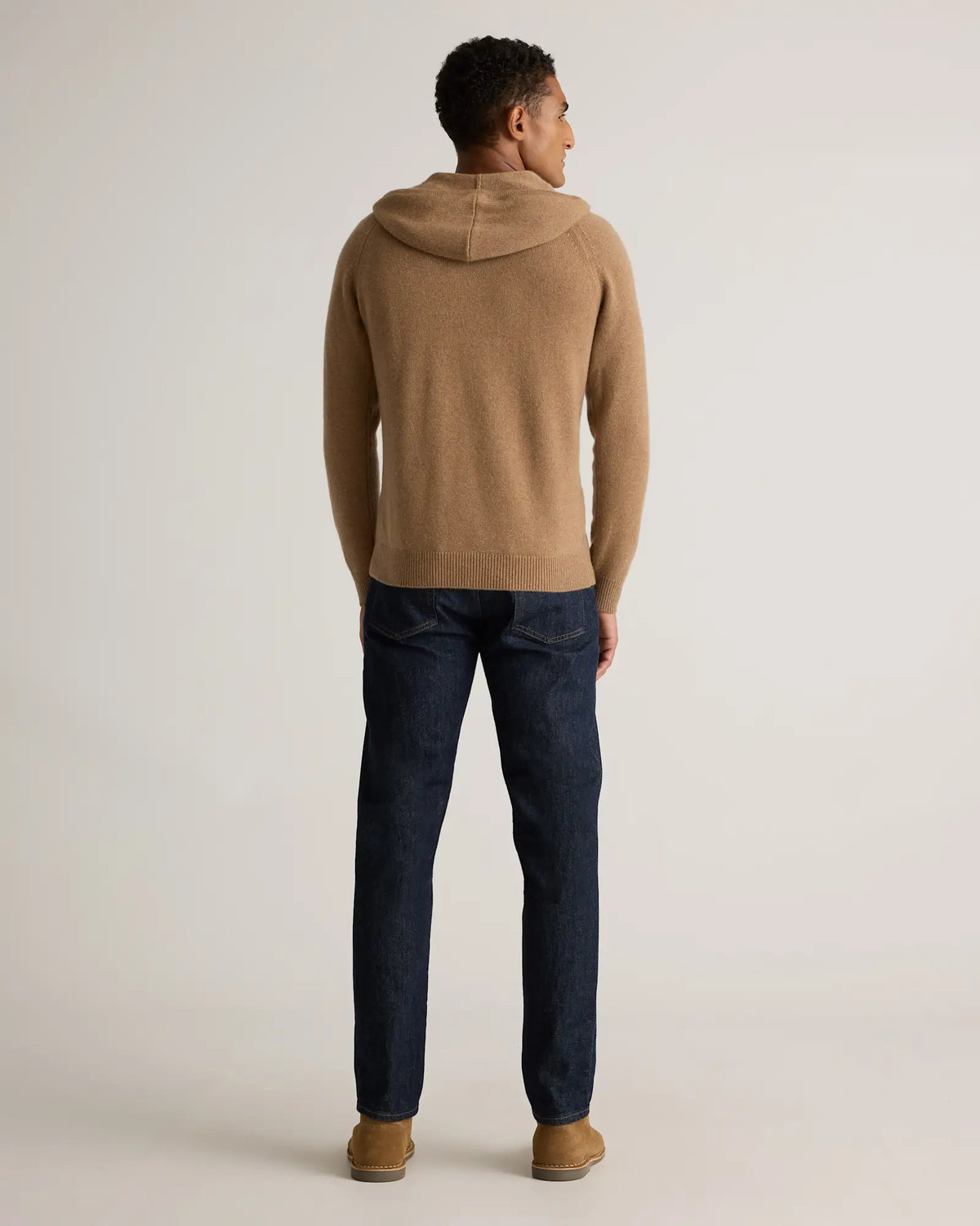 Mongolian Cashmere Pullover Hoodie - US 4893