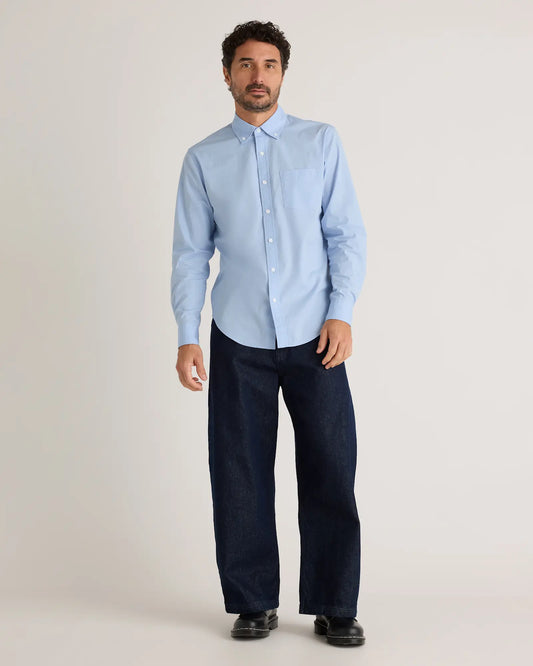 Organic Cotton Stretch Poplin Shirt - US 5417