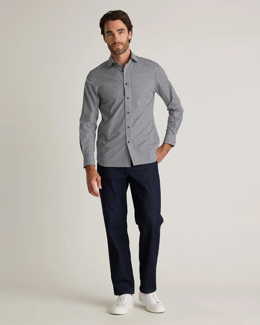 Organic Cotton Stretch Poplin Dress Shirt - US 6858