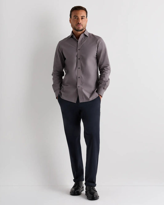Organic Cotton Stretch Poplin Dress Shirt - US 6550