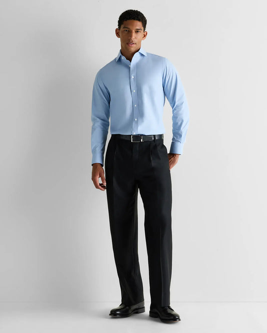 Organic Cotton Stretch Poplin Dress Shirt - US 7626