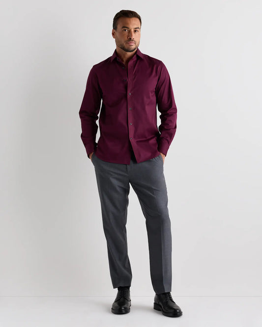 Organic Cotton Stretch Twill Dress Shirt - US 0050
