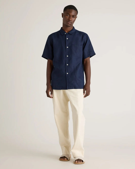 100% European Linen Camp Shirt - US 5072