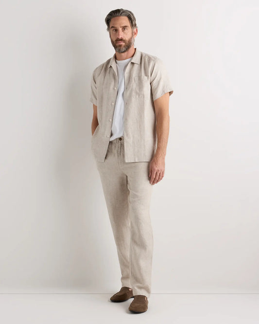 100% European Linen Camp Shirt - US 5150