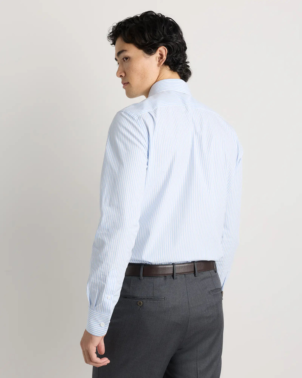 Organic Cotton Stretch Poplin Dress Shirt - US 8436