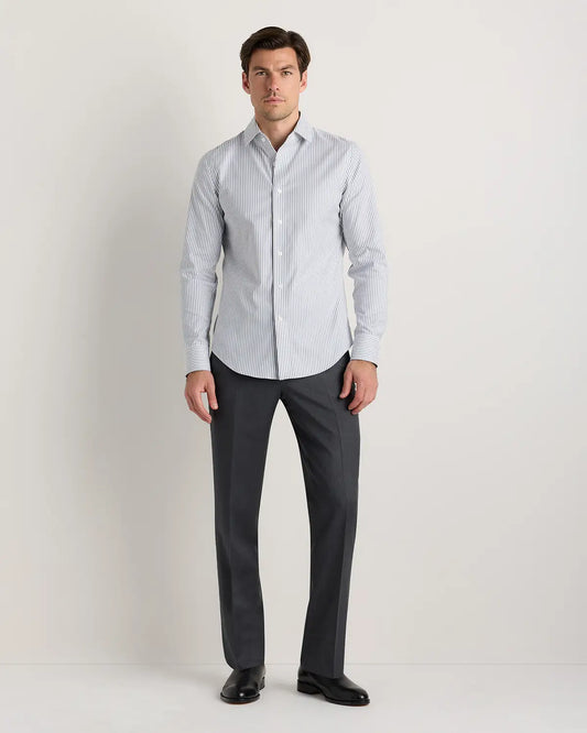 Organic Cotton Royal Oxford Non-Iron Dress Shirt - US 7779
