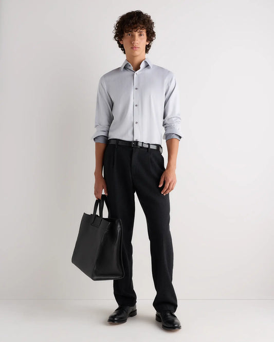 Supima Cotton Herringbone Dress Shirt - US 1551